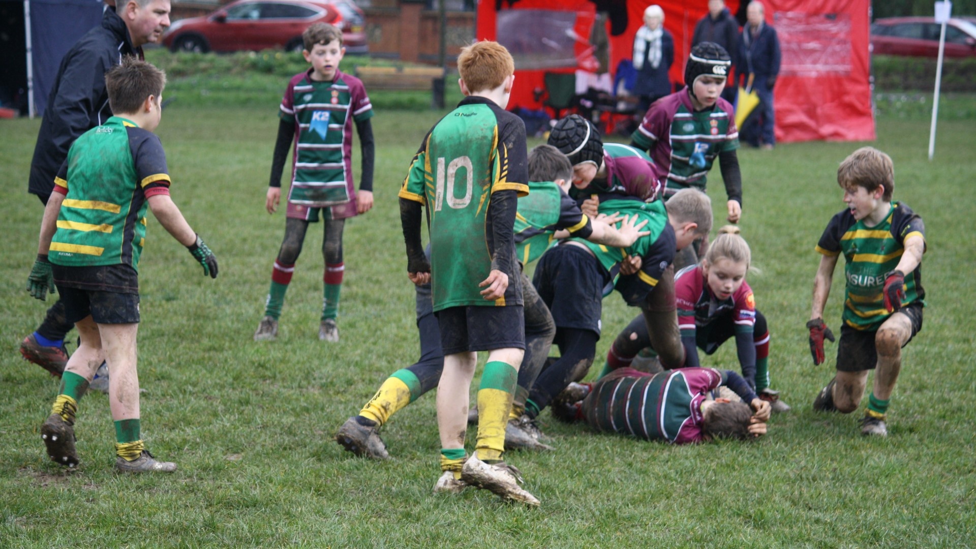 Image of Guildfordians RFC (GRFC) Minis Rugby team located on Stoke Park Guildford